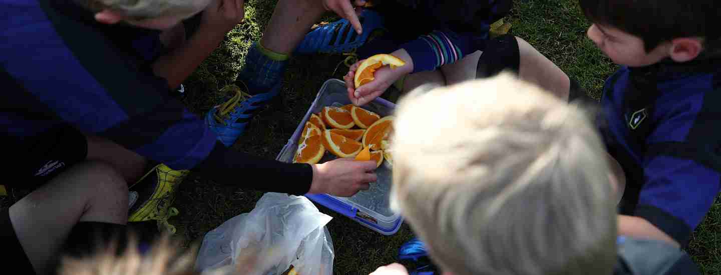 Halftime oranges